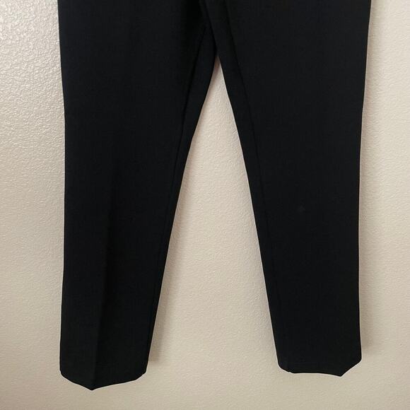 St.‎ John Sport by Marie Gray Pants Womens Size 6 Black High Rise Straight Twill - Picture 5 of 13